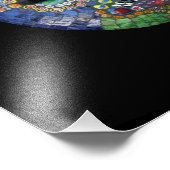 Marge Mosaic Mask Fotodruck (Ecke)