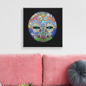 Marge Mosaic Mask Leinwanddruck (Insitu (Wohnzimmer))