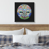Marge Mosaic Mask Leinwanddruck (Insitu (Schlafzimmer))