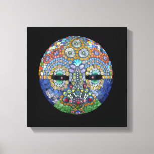 Marge Mosaic Mask Leinwanddruck
