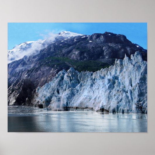 Margerie Glacier Calving Poster (Vorne)