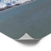 Margerie Glacier in Glacier Bay NP Poster (Ecke)