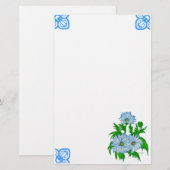 Margeriten Blume Briefpapier (Vorne/Hinten)