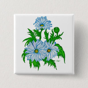 Margeriten Blume Button