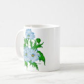 Margeriten Blume Kaffeetasse (Vorderseite Links)