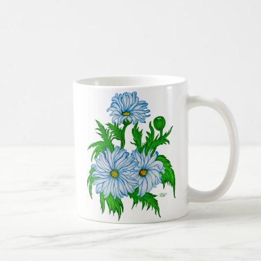 Margeriten Blume Kaffeetasse (Rechts)