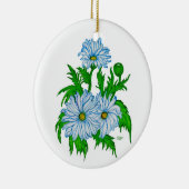 Margeriten Blume Keramikornament (Rechts)