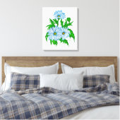 Margeriten Blume Leinwanddruck (Insitu (Schlafzimmer))
