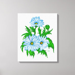 Margeriten Blume Leinwanddruck