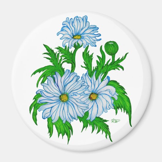 Margeriten Blume Magnet (Vorne)