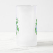 Margeriten Blume Mattglas Bierglas (Mittel)