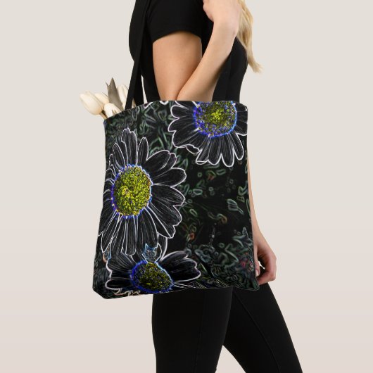 Margeriten Blumen Tasche (Von Nahem)