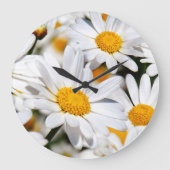 Margeriten Große Wanduhr (Vorderseite)