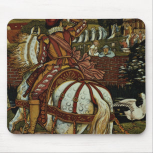 Margerys Bruder kommt von landete weit weg zurück Mousepad