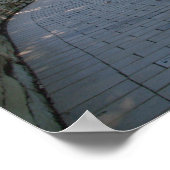 Margie Button Fountain Poster (Ecke)
