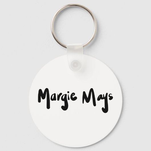 Margie Mays Signature Schlüsselanhänger (Vorderseite)