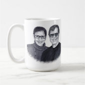 Margie und Pats Kaffee-Tasse Kaffeetasse (Links)