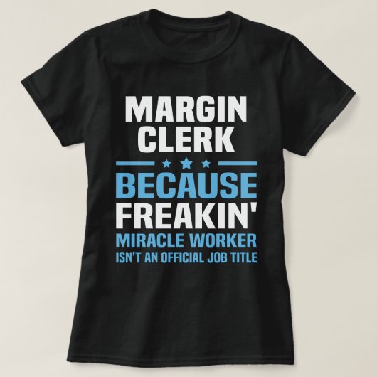 Margin Clerk T-Shirt (Design vorne)