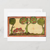 Marginalia Hedgehog Postkarte (Vorne/Hinten)