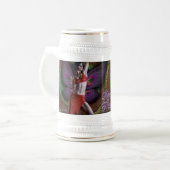 Margo Flaisz - schönes Bier Stein Bierglas (Vorderseite Links)