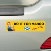 Margo MacDonald Tributscottish-Unabhängigkeit Autoaufkleber (Auf Auto)