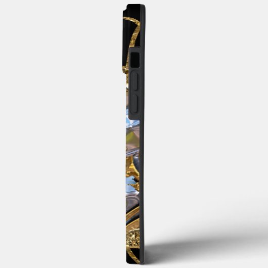 Margo Spray Unique Elegant Monogram Case-Mate iPhone Hülle (Rückseite / Links)