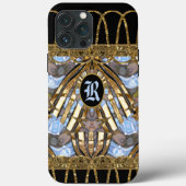 Margo Spray Unique Elegant Monogram Case-Mate iPhone Hülle (Rückseite)