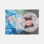 Margot in Blue, Mary Cassatt Fleecedecke (Vorderseite (Horizontal))