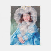 Margot in Blue, Mary Cassatt Fleecedecke (Vorderseite)