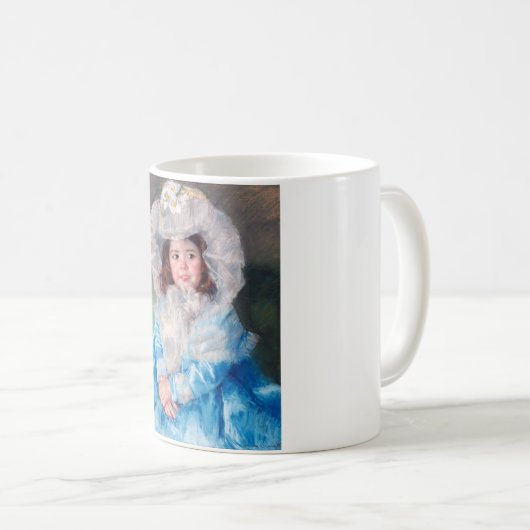 Margot in Blue, Mary Cassatt Kaffeetasse (VorderseiteRechts)