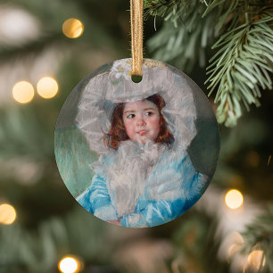 Margot in Blue   Mary Cassatt Keramik Ornament