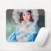 Margot in Blue, Mary Cassatt Mousepad (Mit Mouse)