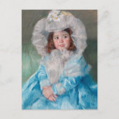 Margot in Blue | Mary Cassatt Postkarte (Vorderseite)