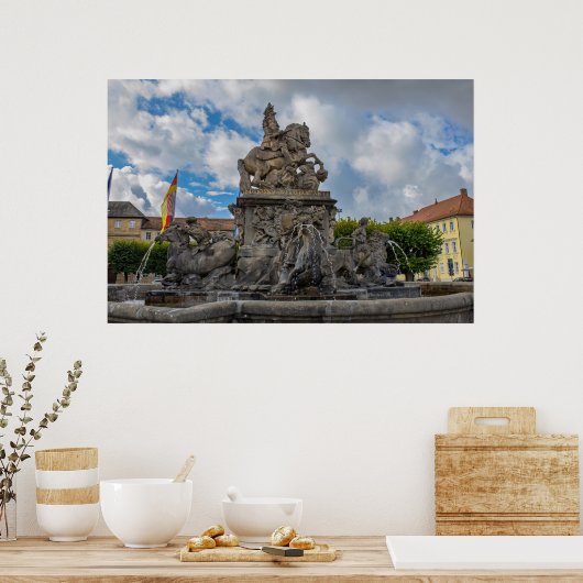 Margrave Fountain Poster (Küche)