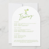 Margs and Matrimone Bachelorette Weekend Einladung (Rückseite)