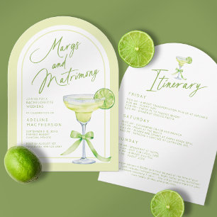 Margs and Matrimone Bachelorette Weekend Einladung