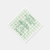 Margs and Matrimony Bachelorette Serviette (Ecke)