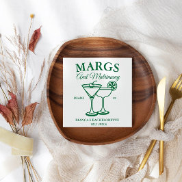 Margs and Matrimony Beach Junggeselinnen-Abschied Serviette