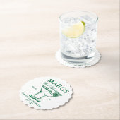 Margs and Matrimony Beach Junggeselinnen-Abschied Untersetzer (Vor Ort)