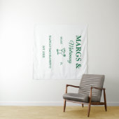 Margs and Matrimony Beach Junggeselinnen-Abschied Wandteppich (Beispiel (Horizontal))