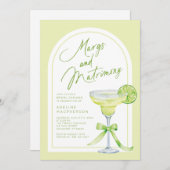 Margs and Matrimony Brautparty Einladung (Vorne/Hinten)