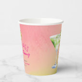 Margs and Matrimony Cocktail Brautparty Pappbecher (Links)