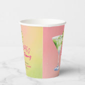 Margs and Matrimony Cocktail Brautparty Pappbecher (Rechts)