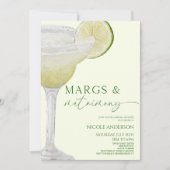Margs and Matrimony Margarita Brautparty Einladung (Vorderseite)