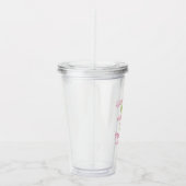 Margs and Matrimony Margaritas Junggeselinnen-Absc Acryltrinkbecher (Rechts)