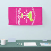 Margs and Matrimony Margaritas Junggeselinnen-Absc Banner (Messe)