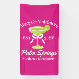 Margs and Matrimony Margaritas Junggeselinnen-Absc Banner