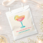 Margs and Matrimony Retro Cocktail Brautparty Geschenktütchen (Ausgeschnitten)