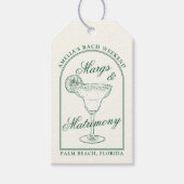 Margs & Hochzeit Geschenkanhänger (Vorderseite)