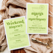 Margs & Matrimone Bachelorette Einladung